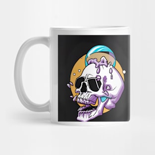 Skull art design T-Shirt Mug